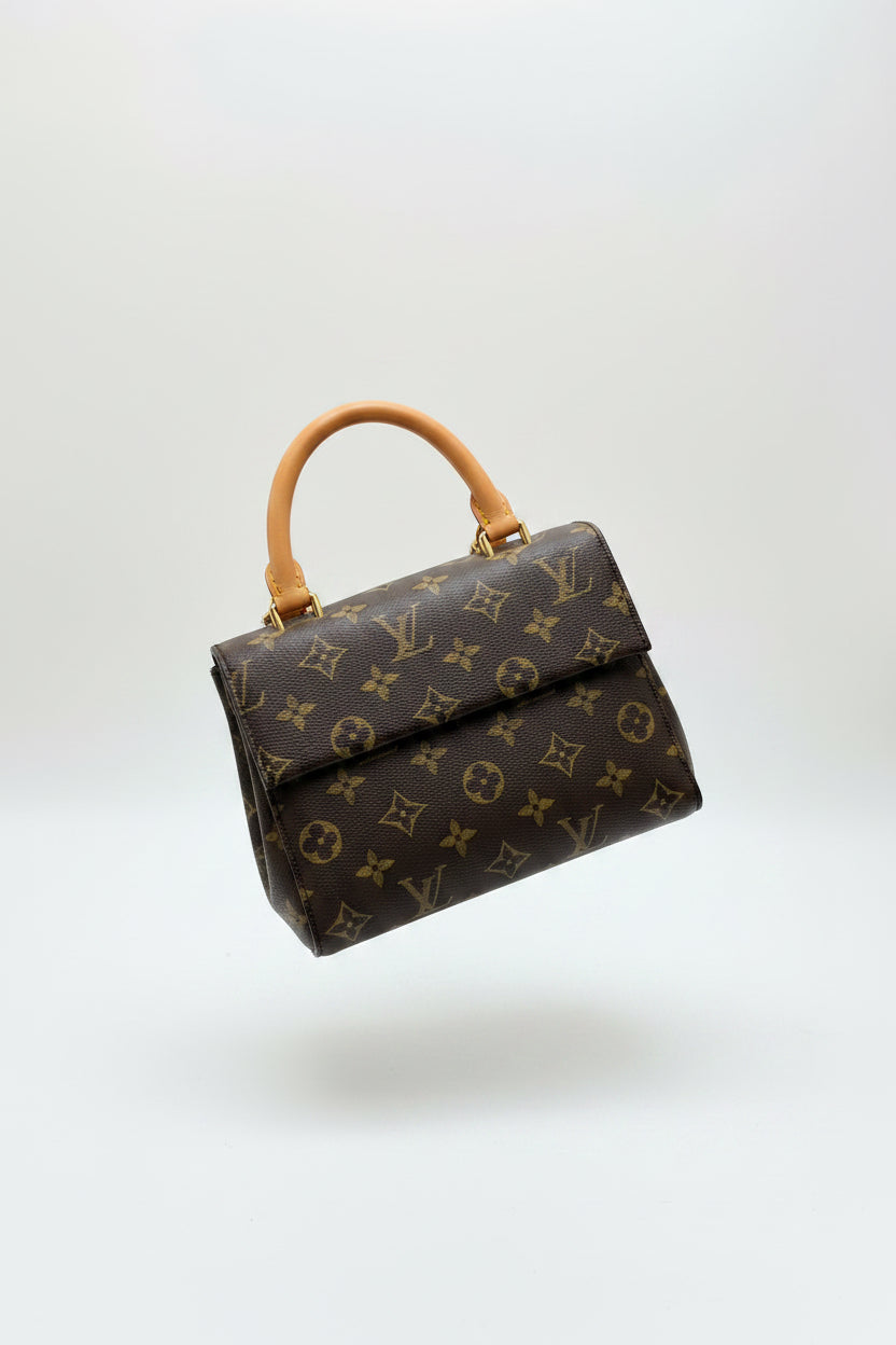Classic Monogram Top-Handle Flap Bag with Key Bell