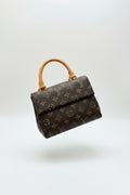 Classic Monogram Top-Handle Flap Bag with Key Bell