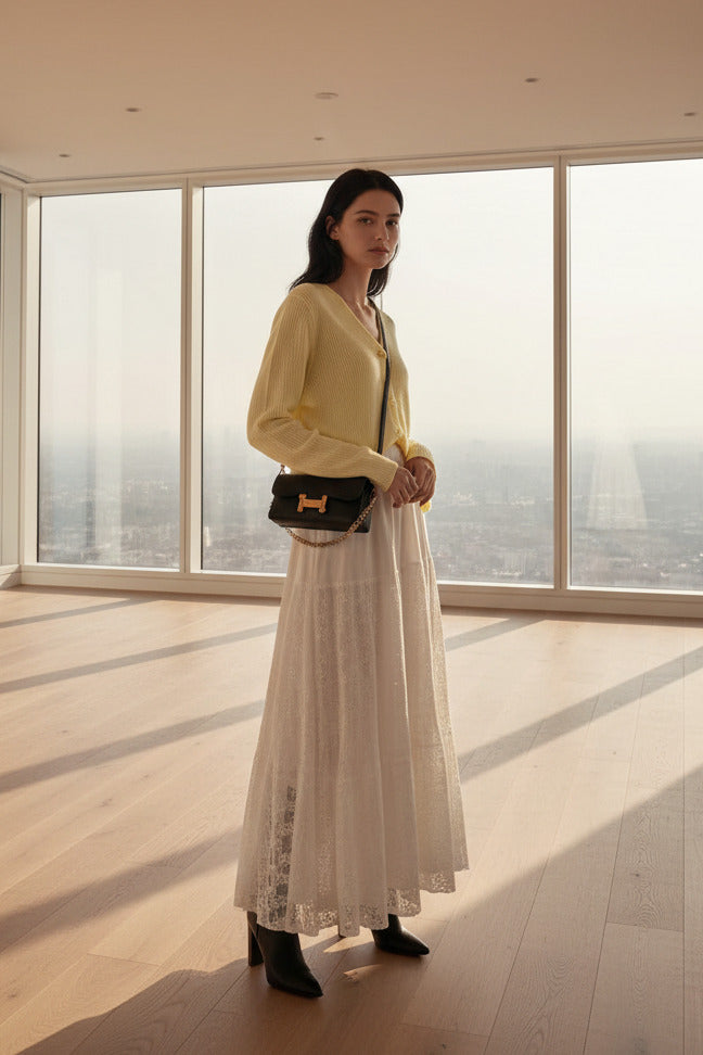 The Gfoncy Textured Geometric Shoulder Bag