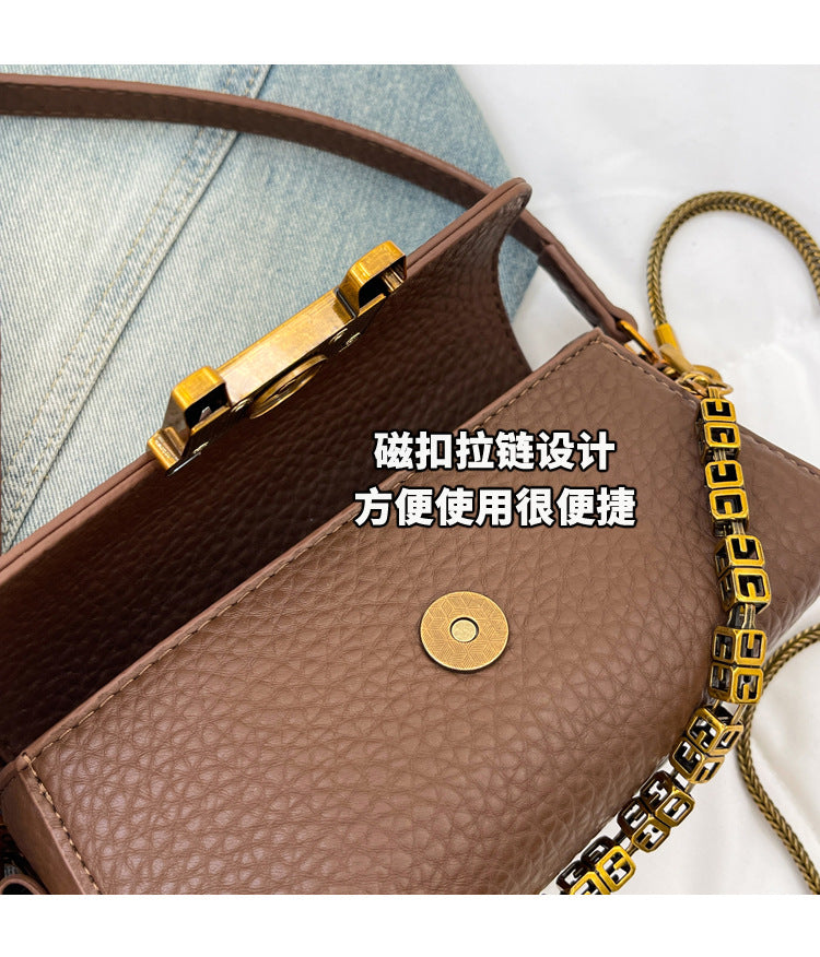 The Gfoncy Textured Geometric Shoulder Bag
