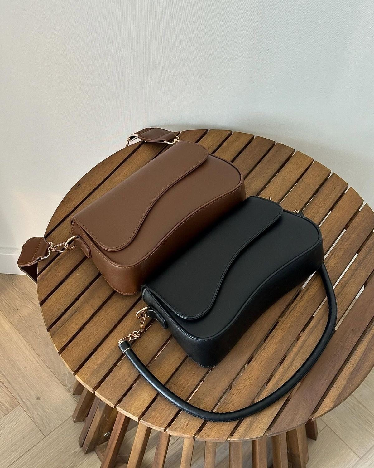 Modern Asymmetrical Flap Shoulder & Crossbody Bag