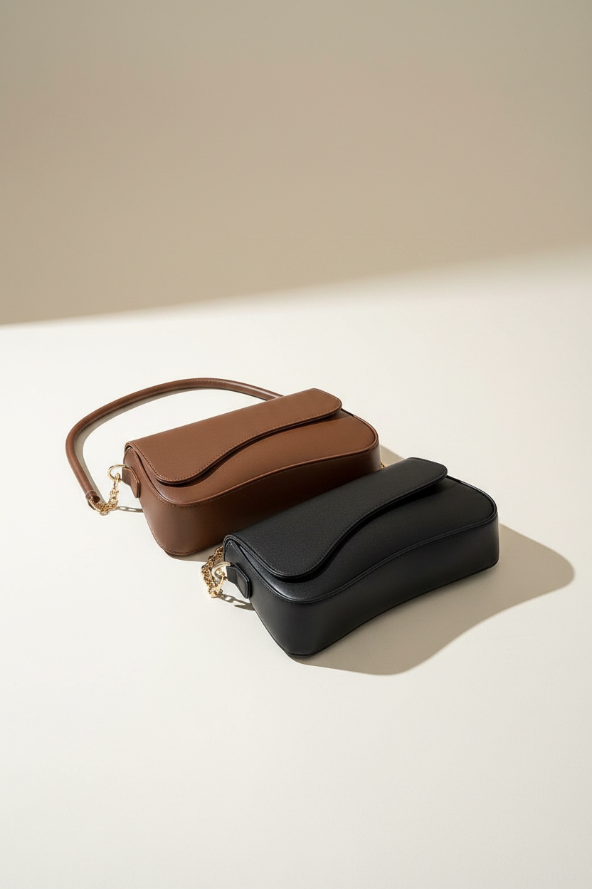Modern Asymmetrical Flap Shoulder & Crossbody Bag