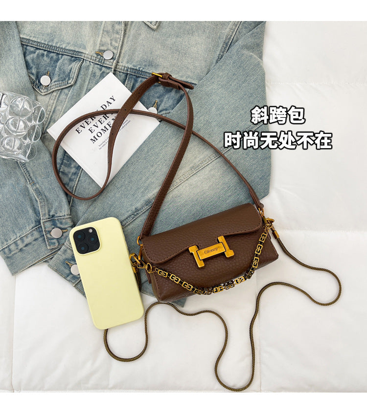 The Gfoncy Textured Geometric Shoulder Bag