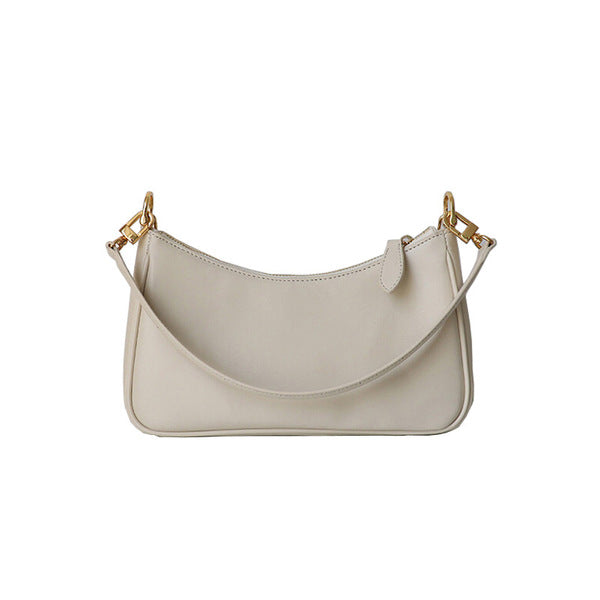 Minimalist Crescent Shoulder Bag with Chain Strap