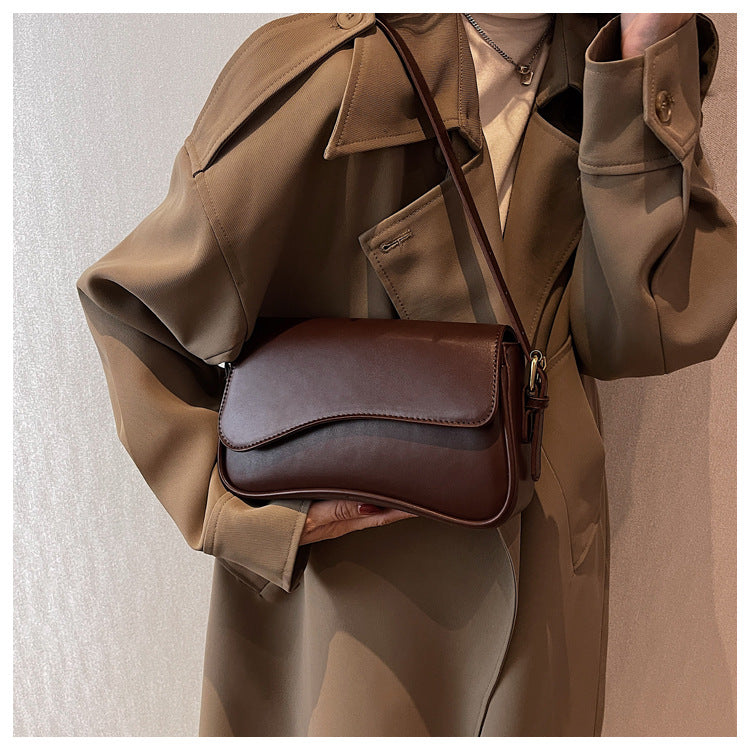 The Espresso Structured Shoulder Bag