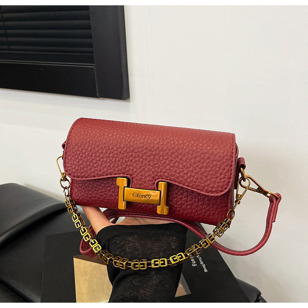 The Gfoncy Textured Geometric Shoulder Bag