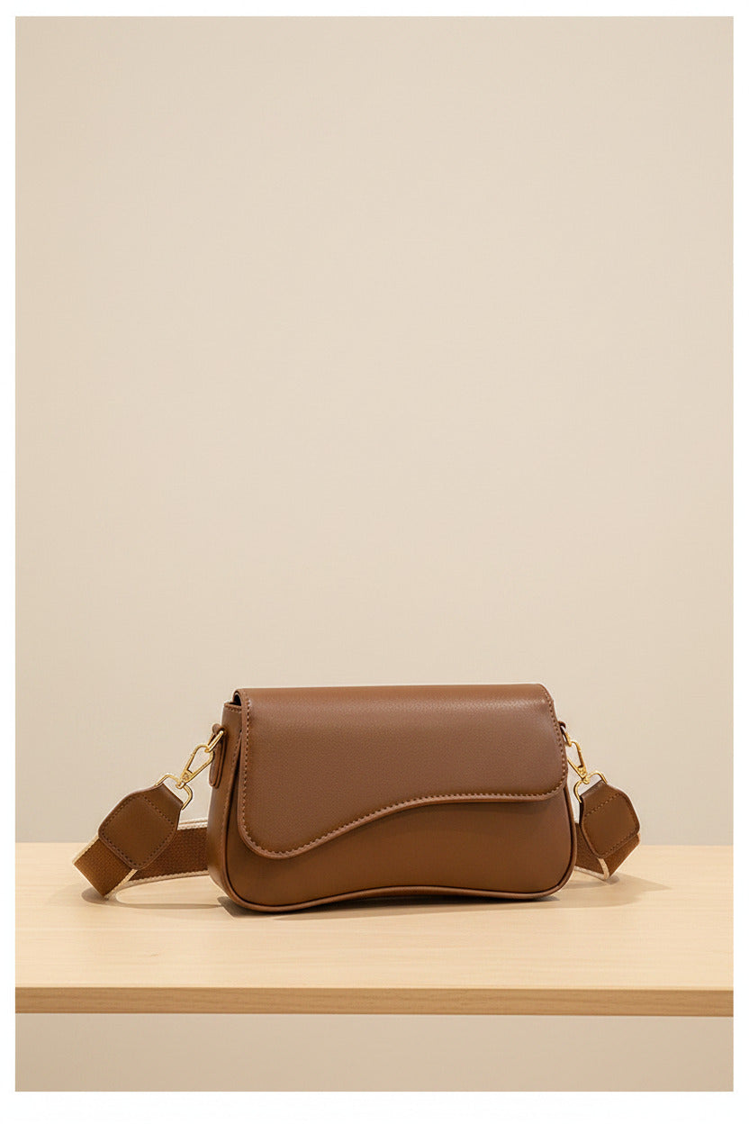Modern Asymmetrical Flap Shoulder & Crossbody Bag