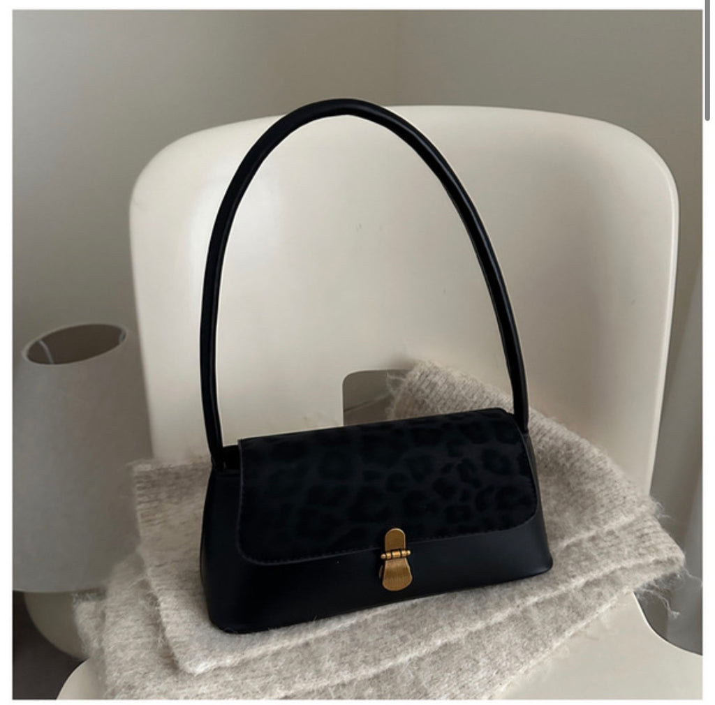 LEOPARD PRINT FRENCH BAG