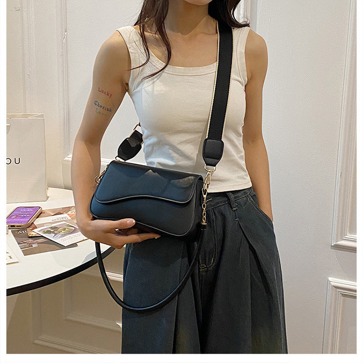 Modern Asymmetrical Flap Shoulder & Crossbody Bag