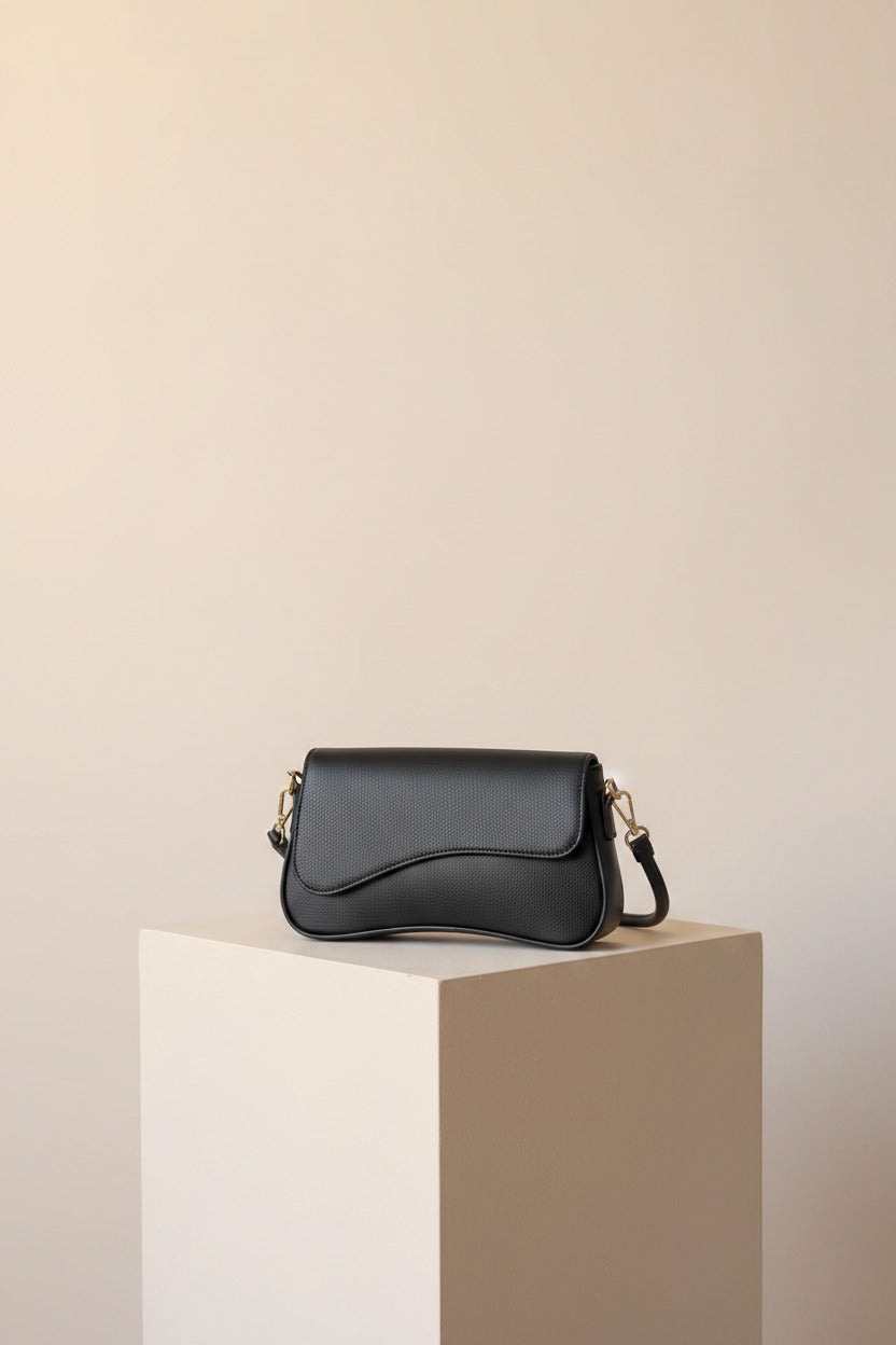 Modern Asymmetrical Flap Shoulder & Crossbody Bag