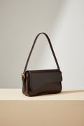 The Espresso Structured Shoulder Bag