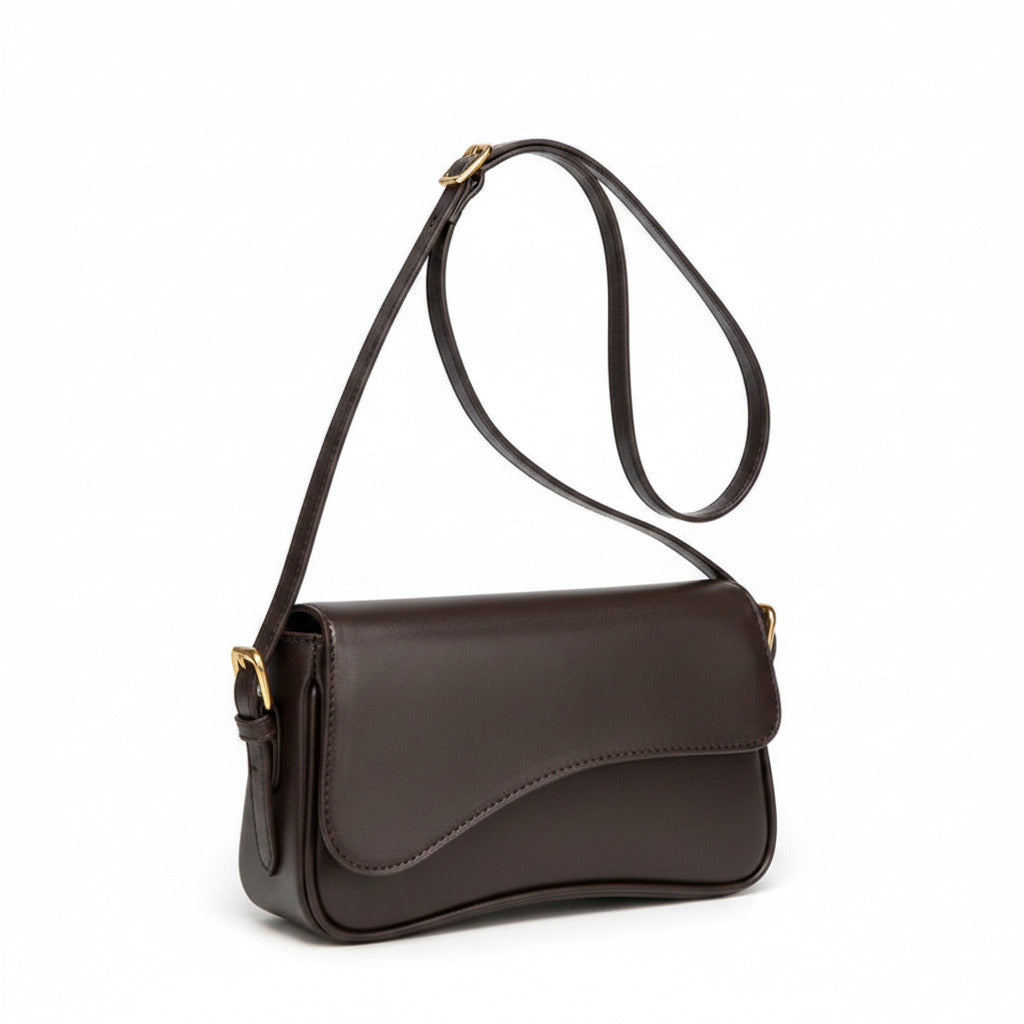 The Espresso Structured Shoulder Bag
